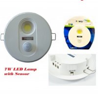 LED лампа за вграждане със сензор за движение 7W, снимка 3 - Лед осветление - 26867606