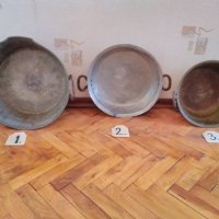 Стари медни тави ръчно ковани от майстори и времена., снимка 2 - Антикварни и старинни предмети - 40551261