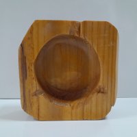 Дървен пепелник, ръчно изработен, снимка 4 - Други стоки за дома - 37651170