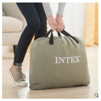 Двоен надуваем матрак с вградена електрическа помпа Intex , снимка 2 - Надуваеми легла - 33319377