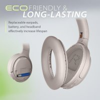 Avantree Eon - Bluetooth слушалки с подвижен микрофон и стойка, снимка 3 - Bluetooth слушалки - 43424134