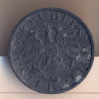 Австрия 10 грошен 1948 година, цинк, снимка 2 - Нумизматика и бонистика - 28956010