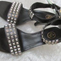 НОВИ елегантни дамски сандали , летни обувки N - 39 - 40 ASH® original, 3x 100% естествена кожа, снимка 8 - Сандали - 26217982