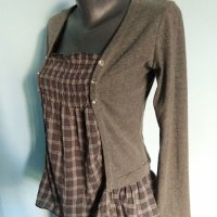 Еластична блузка с къдри / унисайз , снимка 6 - Блузи с дълъг ръкав и пуловери - 14136963