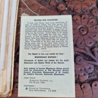 Винтидж Католическа Библия/Молитвеник Англия- 1950г, снимка 13 - Колекции - 40073334