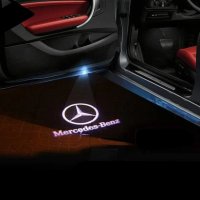 LED лого проектор за врати, 2 бр. Mercedes/ BMW/ Volkswagen , снимка 1 - Други стоки за дома - 43870520