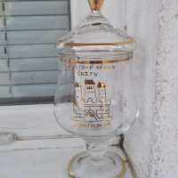  Захарница "BRATISLAVA" стъклена, снимка 1 - Други ценни предмети - 43700137