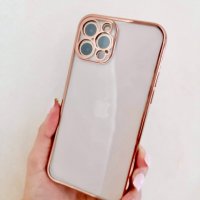 Златен кейс за IPhone 12 Pro , снимка 2 - Калъфи, кейсове - 33606867