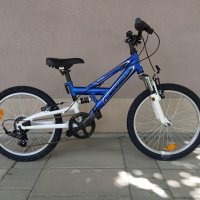 Продавам колела внос от Германия мтв детски велосипед FLACH MATRIX 20 цола преден и заден амортисьои, снимка 1 - Велосипеди - 28604319