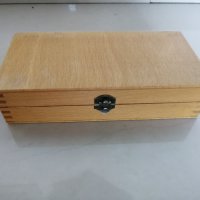Дървена кутия 20 х 10 h 4.5 cm , снимка 1 - Други стоки за дома - 37218990