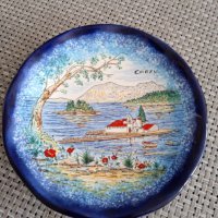 керамична чиния от остров Корфу, снимка 2 - Декорация за дома - 43502227
