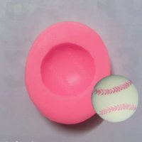 Малка тенис топка силиконов молд форма декорация украса фондан торта мъфини и др, снимка 1 - Форми - 26477949