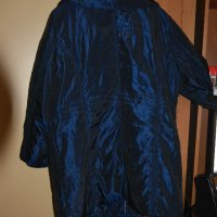 Зимно тъмно синьо хамелеоново шушляково яке, снимка 3 - Якета - 43103284