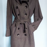 Елегантно вълнено палто тип Кардиган / голям размер , снимка 13 - Палта, манта - 43786167