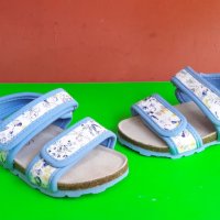 Английски детски сандали с естествена кожастелка-ортопедични-M&S, снимка 2 - Детски сандали и чехли - 28536995