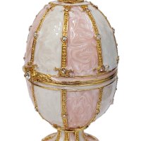 Фаберже стил, кутийки-яйца за бижута в луксозна подаръчна кутия., снимка 3 - Декорация за дома - 44104916