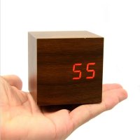 Настолен електронен дигитален постоянно светещ часовник термометър стая календар будилник аларма дом, снимка 7 - Други - 24109232