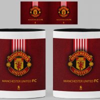 Чаша Манчестър Юнайтед Manchester United Керамична, снимка 1 - Фен артикули - 34820983