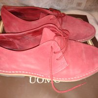 Червени кожени обувки 100 % кожа , снимка 8 - Спортно елегантни обувки - 35613237