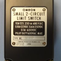 краен изключвател Omron WL NJP small2-circuit limit switch 10A 250VAC, снимка 3 - Резервни части за машини - 37186920