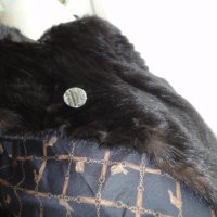 Дамско Качествено късо Палто от Визон, снимка 10 - Палта, манта - 43484696