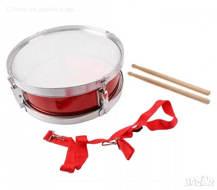✨Детски метален барабан с дървени палки 30см , снимка 1