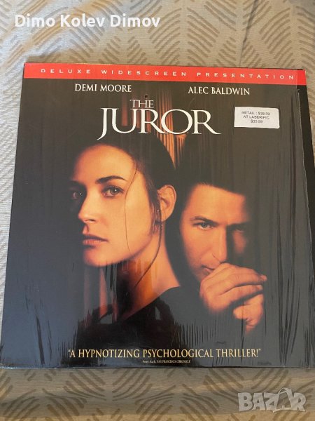 Laserdisc "The Juror" Deluxe Widescreen NTSC, снимка 1