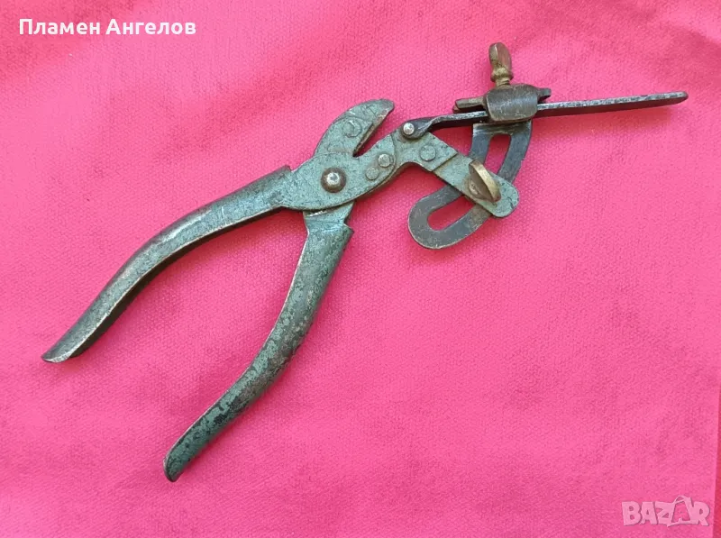 Стари ножици за чапраз. , снимка 1