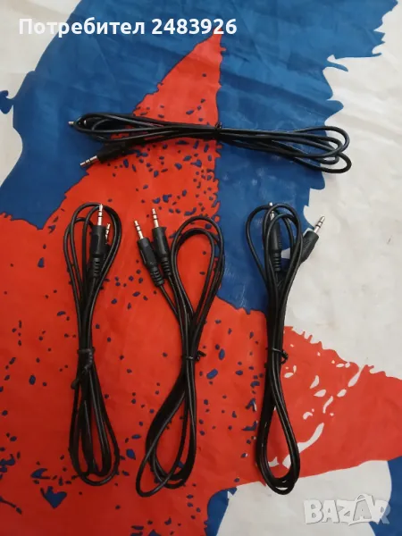 Аудио кабел стерео 1,5 м., снимка 1