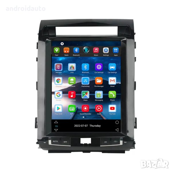 Toyota Land Cruiser LC200 2008- 2019 Tesla 13.3 Android Навигация, снимка 1