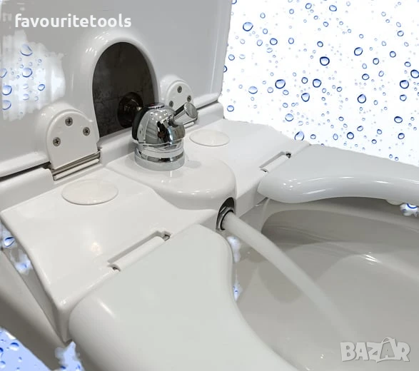 Тоалетна дъска-биде, с вграден смесител, универсална, снимка 1