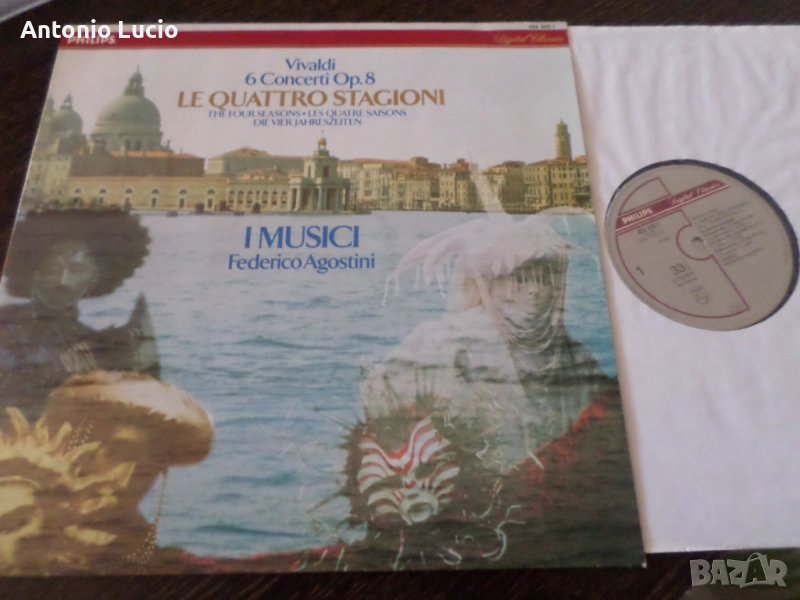 Vivaldi 6 concerti op.8 Le Quatro stagioni, снимка 1