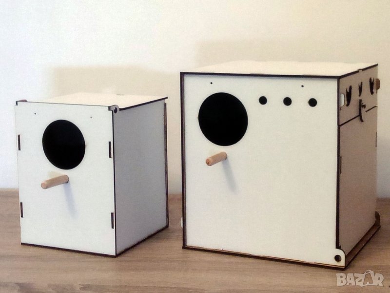 Гнездилки люпилни за папагали / къщички гнезда за папагали, снимка 1