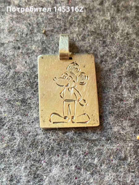 Сребърна висулка-Мики Маус, снимка 1