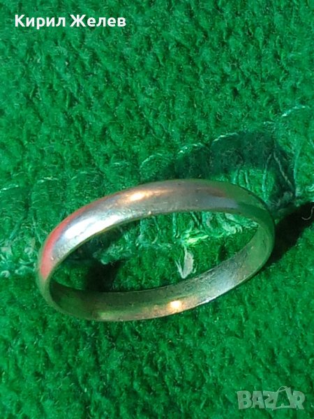 Стара сребърна фина халка пръстен висока проба сребро майсторска изработка 38271, снимка 1