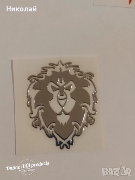 Метални стикери World of Warcraft, снимка 1