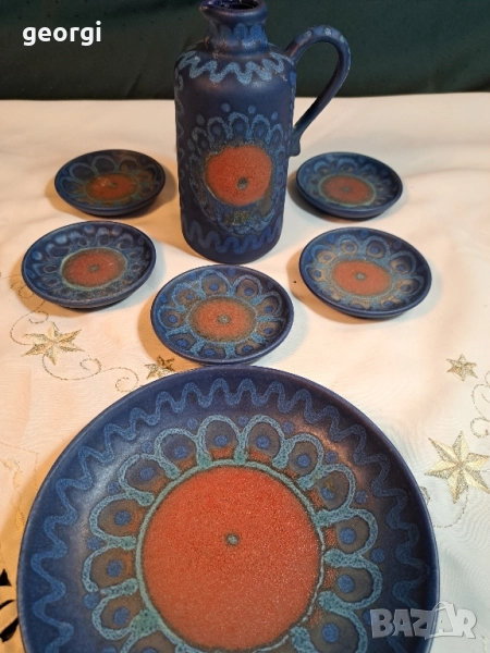 комплект немска керамика ръчна изработка 29/1, снимка 1