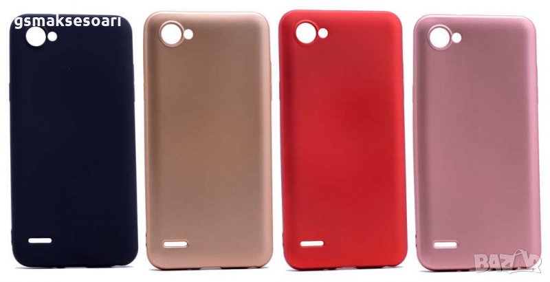 LG Q6 - Силиконов Кейс Гръб MATT, снимка 1