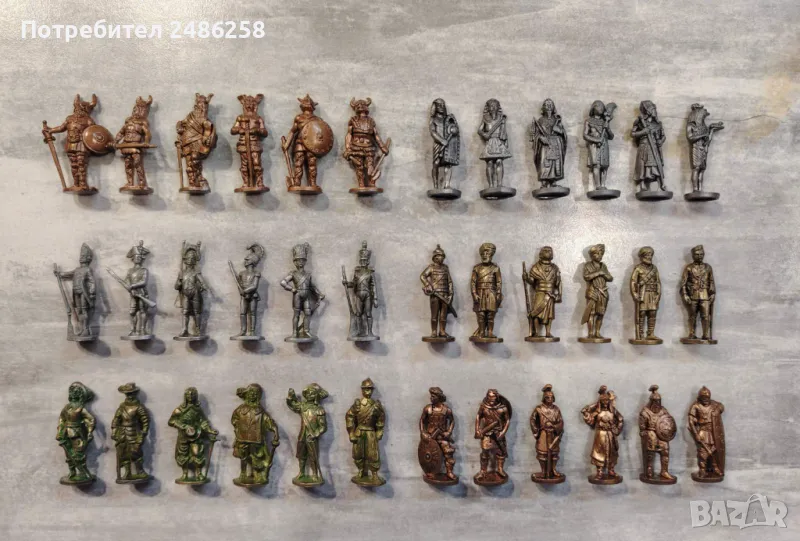 Метални фигурки - войници от Киндер яйца 6 Серии, снимка 1