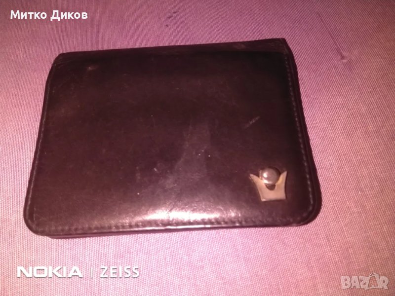 Чанта за колан естествена кожа 125х110мм №23 маркова отлична, снимка 1