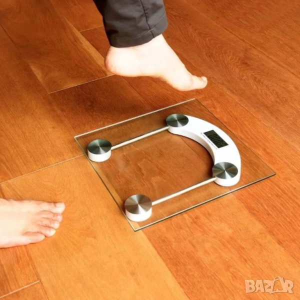 Дигитален кантар, батерия, LCDекран, 180кг, снимка 1
