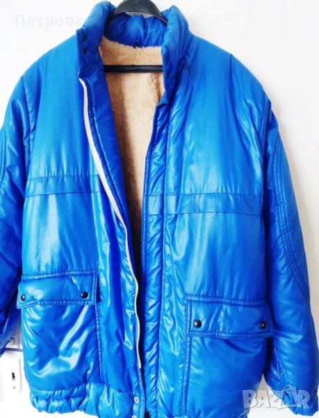 Мъжко шушляково яке с топла подплата, дълго, ново, снимка 1