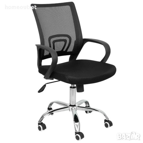 РАЗПРОДАЖБА Ергономичен офис стол - R004-DE-UM515-BLACK, снимка 1