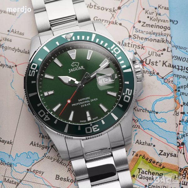 JAGUAR 44mm. Professional Diver 200m. HULK, снимка 1