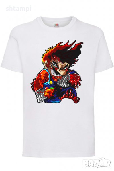 Детска тениска Mario Flame Игра,Изненада,Подарък,Празник,Повод, снимка 1