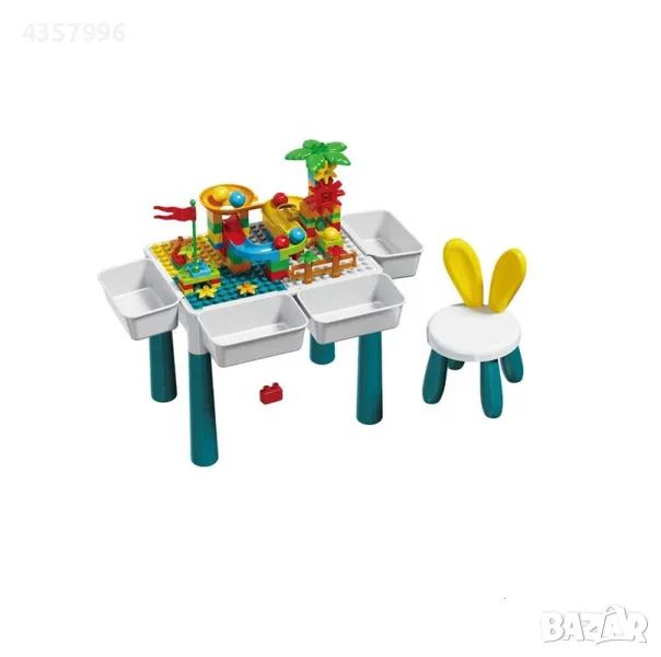 Детска масичка, Конструктор, Със столче за деца , снимка 1