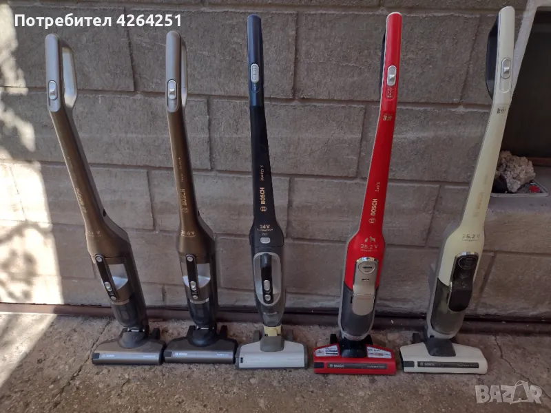 Вертикални прахосмукачки Bosch на части, снимка 1