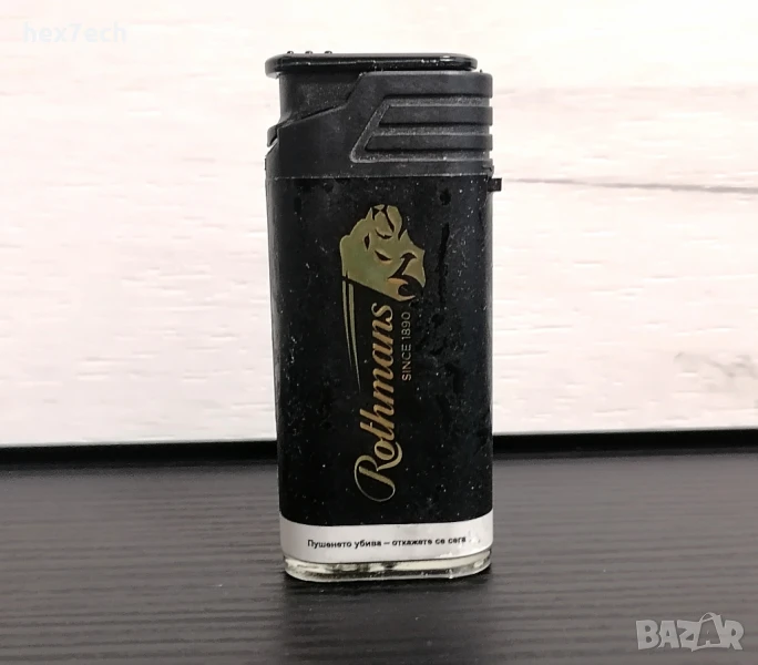 ❤️ ⭐ Запалка Rothmans черна ⭐ ❤️, снимка 1