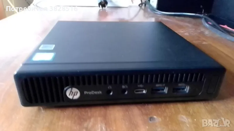 HP prodesk 600 G2 mini, i3 6100T, 8gb ram, ssd 256gb, wifi bt, снимка 1