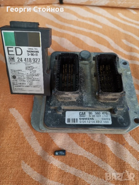 Компютър  ECU за Опел Автомат- Зафира А, Астра Г, Ввктра В - X18XE1 1.8 116 к.с , снимка 1